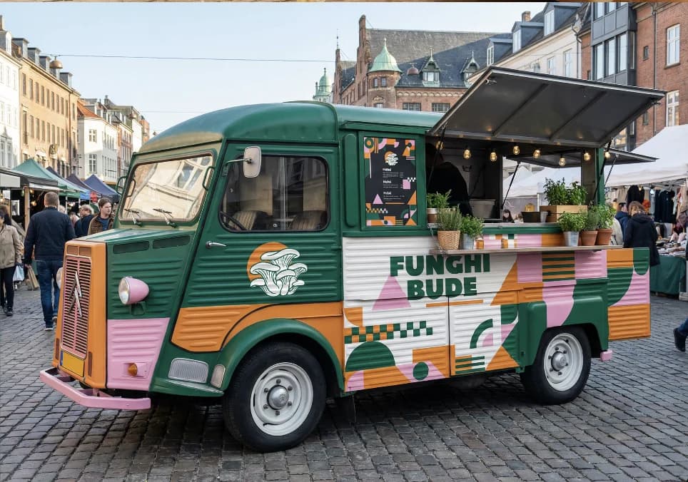 Funghi Bude Foodtruck - Street Food mit Austernpilzen in Köln